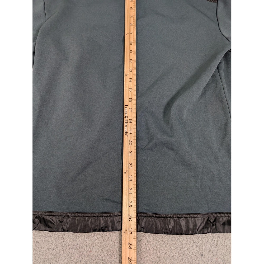 Fitzroy Pullover Mens Large Gray Half Zip Technical Outdoor Jacket Pockets‎ 105 - Picture 7 of 9